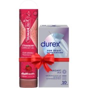 Resim Durex Yok Ötesi Ultra Kaygan Prezervatif 10'lu + Humanlife Doğal Jel Lubricant 125 ml 