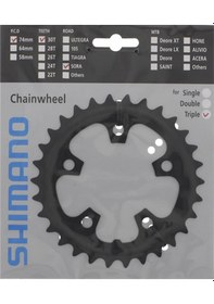 Resim Shimano 30t-d Aynakol Dişlisi Fc-3503 Fc-r3030/fc-3403/fc-453 3x9v 74mm Bcd 5 Kollu Siyah 