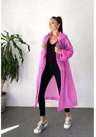 Resim İmpertex Kadın Erkek Yağmurluk Kapüşonlu Çıtçıtlı Eva Pembe Yağmu Pembe 
