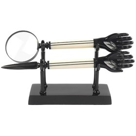 Resim Mikasa Moor Siyah Beyaz El Mektup Açacağı Ve Büyüteç 30x10x15cm P260.357887 