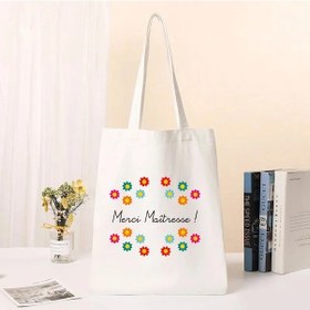 Resim Snapbuy Moda Öğrenci Çantası - Tek Omuzlu Canvas Tote Çantası - Alışveriş Ve Günlük Kullanımkadın Lacivert 