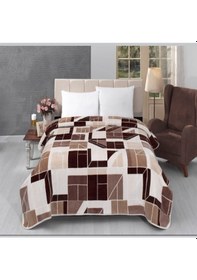 Resim Mink Battaniye Lacasa 1098 Kahve Çift Kişilik Kahverengi 