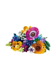Resim LEGO® Botanicals Kir Çiçekleri Buketi 10313 – Yetiskinler için 8 Tür Kir Çiçegi Içeren Dekoratif Model Yapim Seti (939 Parça) 