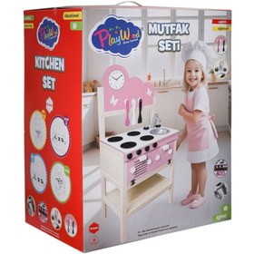 Resim NW NessiWorld ONY-408 Ahşap Mutfak Seti -Onyıl Oyuncak 