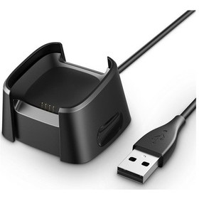 Resim Butu Fitbit Versa Akıllı Saat İçin Usb Şarj Kablosu Yuvası İstasyonu 