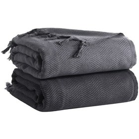 Resim Viaden Sidney Çift Kişilik Pamuklu Pike 200 x 230 Antrasit 