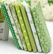 Resim Mor 25 X25cm Pamuk Çiçek Noktalı Takım Kendin Yap Yorgan 