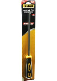 Resim 8 İnç Yuvarlak Metal Eğe Törpü Plastik Saplı 5023 