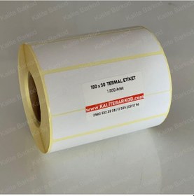 Resim 105X30 Termal Etiket Rulo Barkod Etiket Kalite Barkod 