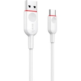 Resim TheGencoo Beyaz ZCL-03 Type-C Usb Kablo-TGCO 