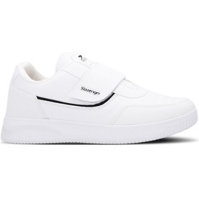 Resim Slazenger MALL I Kadın Cırt Cırtlı Beyaz Günlük Spor Ayakkabısı 