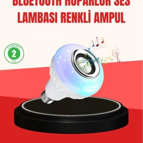 Resim Marsilyan Akıllı Led Ampul – E27 Uyumlu Ve Müzik Çalarlı Tasarım 