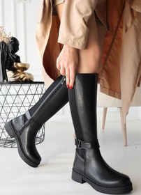 Resim Kanonik Education Diona Siyah Cilt Çizme 