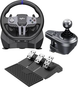 Resim Coverzone 900° Direksiyon Seti – 16 Bit Manyetik Encoder, Hall Sensörlü Lineer Pedal, Çift Motorlu Titreşim, Rgb Işıklı Geri Bildirim, Pc Ps4 Xbox Serisi S|x Uyumlu Gerçek Yarış Deneyimi | PXN V9 Gen2 