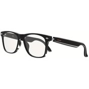 Resim Oldfriend Çok Amaçlı Akıllı Gözlük Tam Çerçeve Mavi Işık Engelleyici Kablosuz Açık Kulaklık Ses Asistan Uyumlu Hediye 12+ 