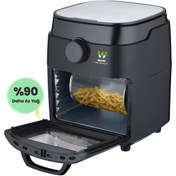 Resim Wiami Air Fryer 12 Litre Siyah Oven Akıllı Fritöz 699HSERI 