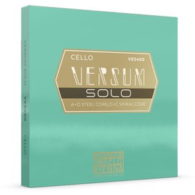 Resim Thomastik VES400 Versum Solo Medium Takım Çello Teli | Derin Rezonans Karakteri, Masif Ladin Ön Kapak, Güçlü Ses Projeksiyonu 
