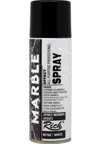 Resim Rich Marble Effect Mermer Efekti Sprey Boya 200 Ml. Beyaz 