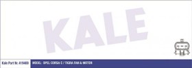 Resim Klima Fan Motoru (Davlumbazsiz) Corsa C Z13Dt 
