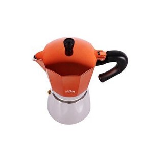 Resim Any Morning HES-6 0.24 L Bakır Alüminyum Moka Pot Espresso Kahve Makinesi 