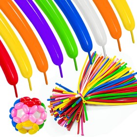 Resim 50 adet Parlak Çok Renkli Lateks Balon, 11 İnç Uzunluk - Doğum Günü Kutlamaları, Düğün Arka Planları, Baba Günü Hediyeleri, Prenses Temalı Partiler ve Bekar Parti için Mükemmel, Parti Dekorasyonu Temel Malzemeleri | Renkli Balon Düzeni | Dayanıklı Lateks Malzeme, Balon Dekorasyonları 
