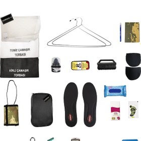 Resim 24'lü Eko Havacı Bedelli Asker Seti - Havacı Askeri Malzemeler Gri 