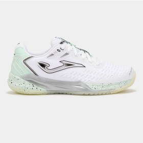 Resim Joma Rapid Lady 25 Tralw2502ac Kadın Toprak & Sert Kort Tenis Ayakkabısı - Beyaz Beyaz 
