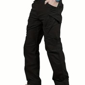 Resim Erkek Taktiksel Kargo Pantolonu, Düz Renk, Çok Cepli Tasarım, Açık Hava İnşaat İşçileri, Yürüyüş, Keşif İçin Dayanıklı İş Giyimi, Bahar/Sonbahar Stili 