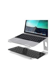 Resim M5 Pc Stan Alüminyum Ergonomik Katlanır Apple Uyumlu MacBook Bilgisayar Standı 