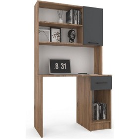 Resim Lume Ofis/çalışma Masası - Atlas Çam - Antrasit 