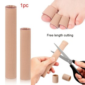 Resim 1 adet Kesilebilir Polyester Elyaf Jel Ayak Parmak Koruyucu, Nasır ve Kallus Bakımı, Aşınmaya Karşı Blister Koruması, Elde Yıkanabilir, Çekmeli Kapatma, Ev ve Spor Kullanımı İçin İdeal 