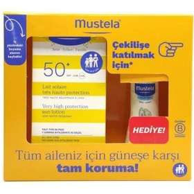 Resim Mustela Güneş Losyonu Spf 50 100 ml + Vücut Losyonu 50 ml 