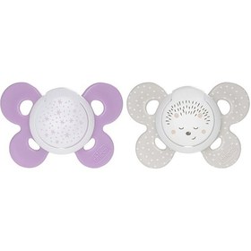 Resim Chicco 2'li Physio Comfort Kız Bebek Emzik 16-36 Ay CHI-7493541 Gold - Pembe 