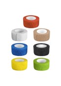 Resim Maiyame 7 Renkli Tatoo Elastik Bandaj, 2.5cm X 2m Kendine Yapışkan, Yüksek Kaliteli Nonwoven, Anti-kayma, Nem Dayanıklı, Tek Kullandım Atmalı Beyaz, Siyah, Kırmızı, Sarı, Kahverengi, Mavi, Yeşil 