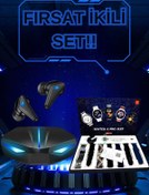 Resim NOY Gamer Kulaklık ve Çok Kordonlu Akıllı Saat Gürültü Önleyici GPS Desteği 