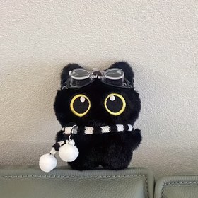 Resim Yeni Gelişim! Şık Siyah Kedi Peluş Oyuncak - Dayanıklı, Çiğneme Dirençli, Tüm Irklar Boyutları, Pil Gerektirmez, Kedi Severler İçin Mükemmel, Kedi Aksesuarları | Oyun Sever Kedi Tasarımı | Dayanıklı Peluş Oyuncak, Kedi Oyuncakları 
