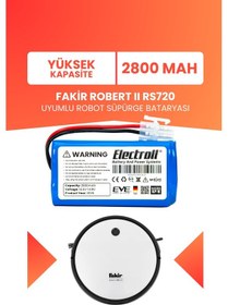 Resim Fakir Robert Iı Rs720 Uyumlu Batarya Yüksek Kapasite 2800mah 
