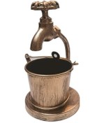 Resim Chuangyinshop Vintage Creative Ashtray Ornam 1 Adet Vintage Musluk Tasarımlı Paslanmaz Metal Pirinç Kül Tablası 