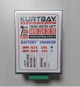 Resim Kurtbay Smps 125 /Jeneratör Akü Şarj Cihazı 12V -5A 