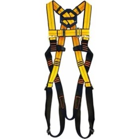 Resim Karam Kp 37 K Paraşüt Tipi Emniyet Kemeri Bel Desteksiz Göğüs Metal Tokalı Çift Karabinalı Statik Halatlı 