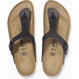 Resim Birkenstock Gizeh Doğal Deri Terlik 