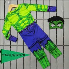 Resim Maskeli Hulk Çocuk Kostümü 