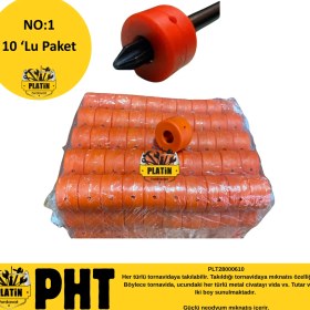 Resim Platin Hırdavat Apex NO:1 Bits Tutucu Mıknatıs Halkası Turuncu Tornavida Ucu Mıknatısı 10 Adet PLT28000610 