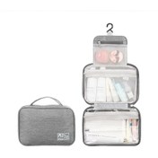 Resim Moveevo Yüksek Kaliteli Su Geçirmez Çamaşır Çantası - Çok Bölmeli, Askılı, Seyahat İçin Pratik Gri 