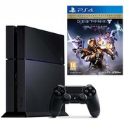 Resim Playstation 4 Oyun Konsolu 500GB Orjinal Kol Destiny Taken King PS4 Oyun Hediye (Teşhir) Sony