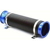 Resim Chuangyinshop Blue Black Hava Emme Hortumu Esnek Boru Filtre Soğuk Besleme Kiti Ayarlanabilir 33 5 109cm 