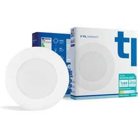 Resim Redeem C12W Downlight, Titreşimsiz, Göz Konforu, 763 Lümen, Soğuk Beyaz, 6500 Kelvin Beyaz 
