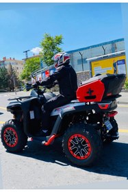 Resim SEGWAY Snarler 570 Arka Çantası Benzin Bidonları Fiyata Dahil Değildir 