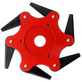 Resim Dianziye Manganez Alaşımlı 6 Tırnaklı Kesici Kafa - Çim Biçme Makinesi Aksesuarı, Seritli Ve Derin Kesim, Zırhlı Malzeme İle Uzun Ömürlü 