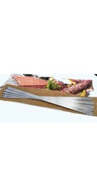 Resim Dora Shopping 12 Adet Profesyonel Metal Kıyma Şiş (Adana-Urfa-Antep Kebap Şişi) 